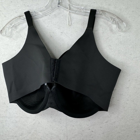 Cacique Bra Womens 40DDD Solid Black Lightly Lined Full‎ Coverage Underwire - Picture 8 of 14